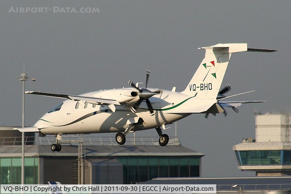 VQ-BHO, 1992 Piaggio P-180 Avanti C/N 1156, Bermudan registered Piaggio based at EGCC