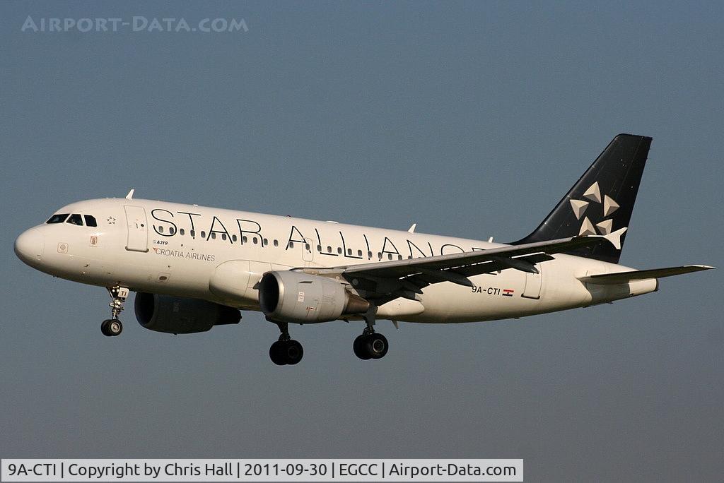 9A-CTI, 1999 Airbus A319-112 C/N 1029, Croatia Airlines