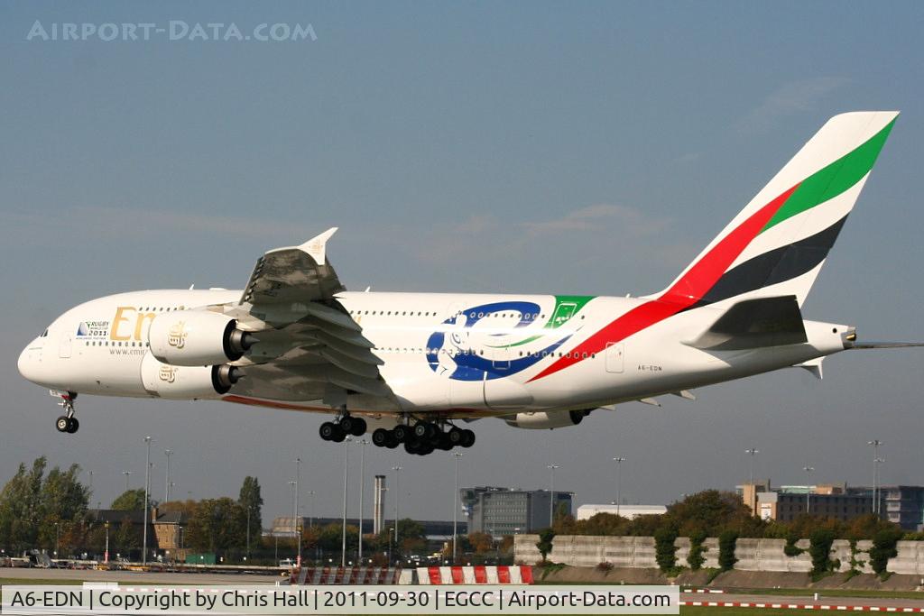 A6-EDN, 2010 Airbus A380-861 C/N 056, Emirates A380 wearing 