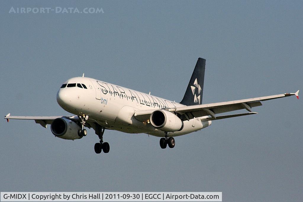 G-MIDX, 2000 Airbus A320-232 C/N 1177, BMI in Star Alliance colours