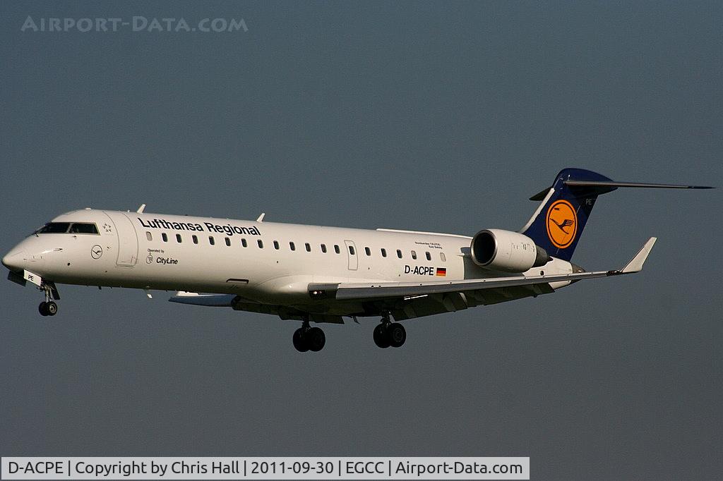 D-ACPE, 2001 Bombardier CRJ-701ER (CL-600-2C10) Regional Jet C/N 10027, Lufthansa Regional