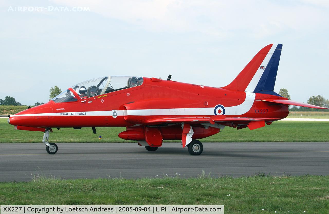 XX227, 1978 Hawker Siddeley Hawk T.1A C/N 063/312063, Red Arrows