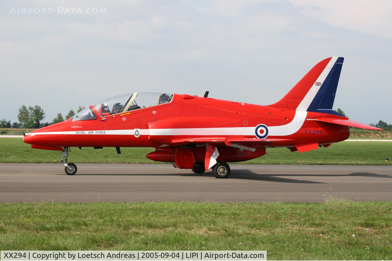 XX294, 1979 Hawker Siddeley Hawk T.1 C/N 122/312119, Red Arrows