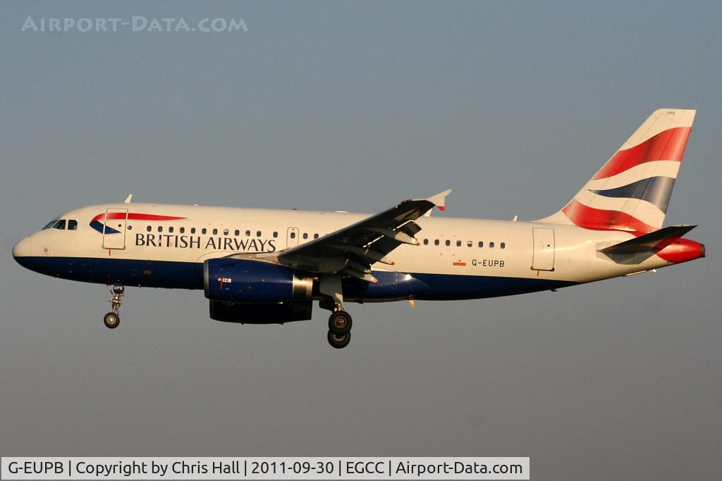 G-EUPB, 1999 Airbus A319-131 C/N 1115, British Airways
