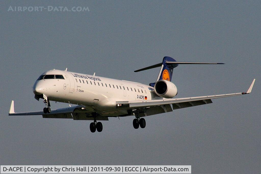 D-ACPE, 2001 Bombardier CRJ-701ER (CL-600-2C10) Regional Jet C/N 10027, Lufthansa Regional