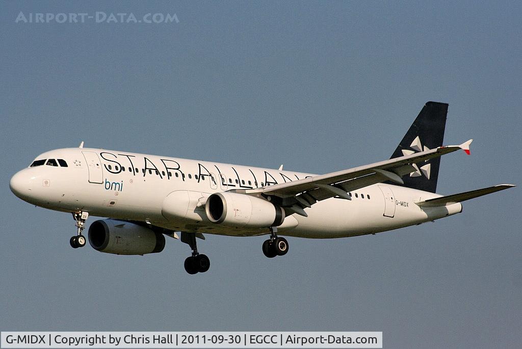 G-MIDX, 2000 Airbus A320-232 C/N 1177, BMI in Star Alliance colours