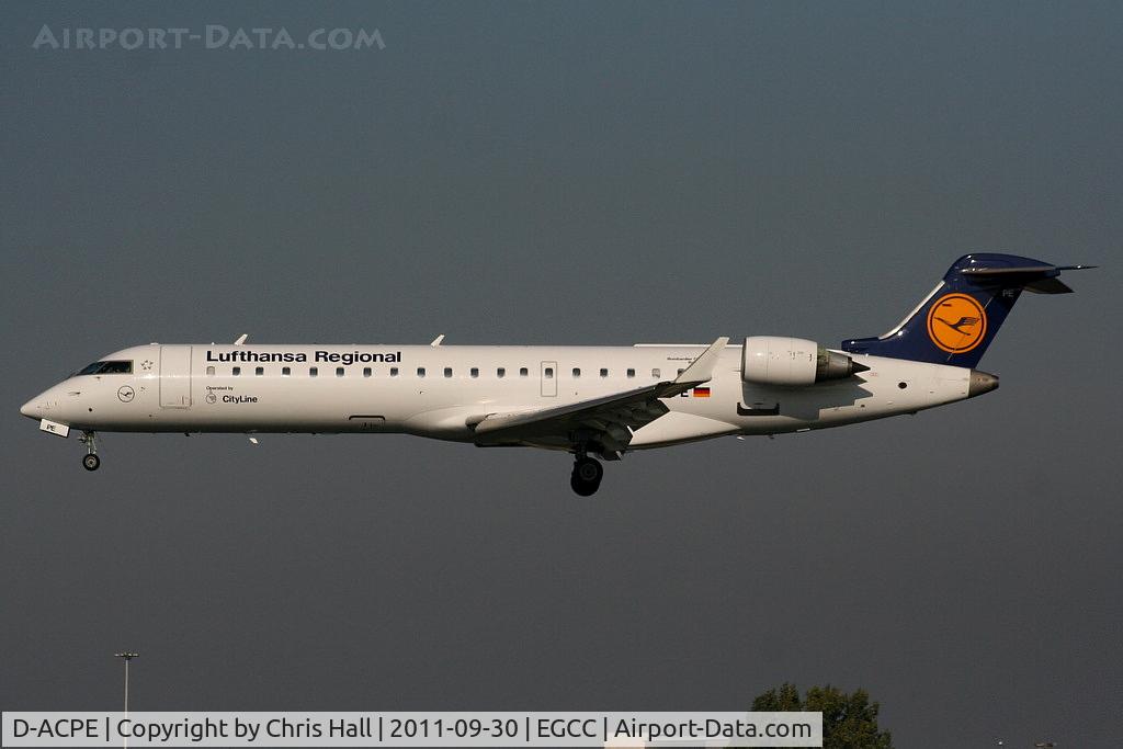 D-ACPE, 2001 Bombardier CRJ-701ER (CL-600-2C10) Regional Jet C/N 10027, Lufthansa Regional