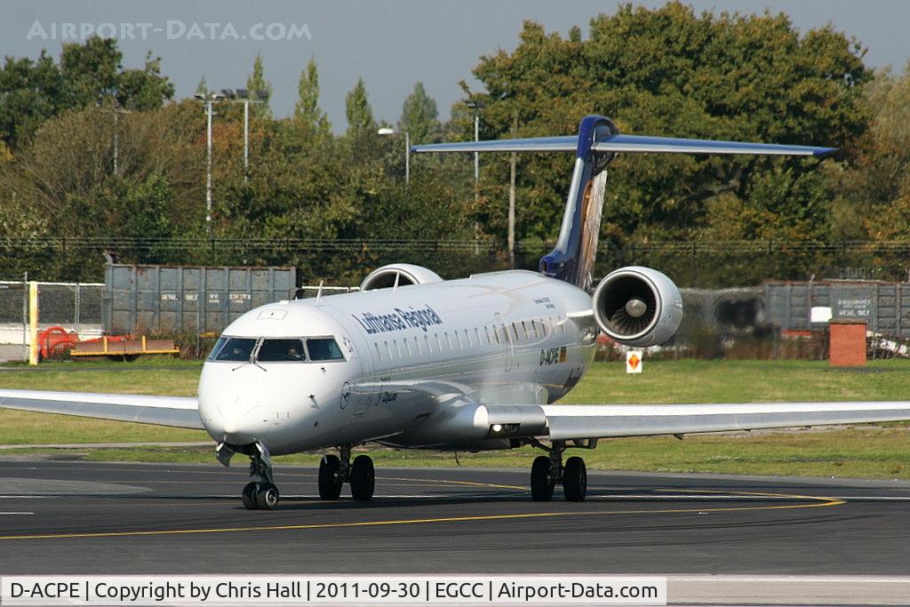 D-ACPE, 2001 Bombardier CRJ-701ER (CL-600-2C10) Regional Jet C/N 10027, Lufthansa Regional