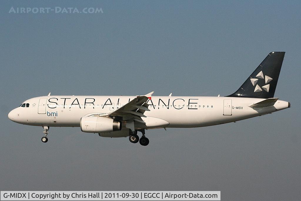 G-MIDX, 2000 Airbus A320-232 C/N 1177, BMI in Star Alliance colours