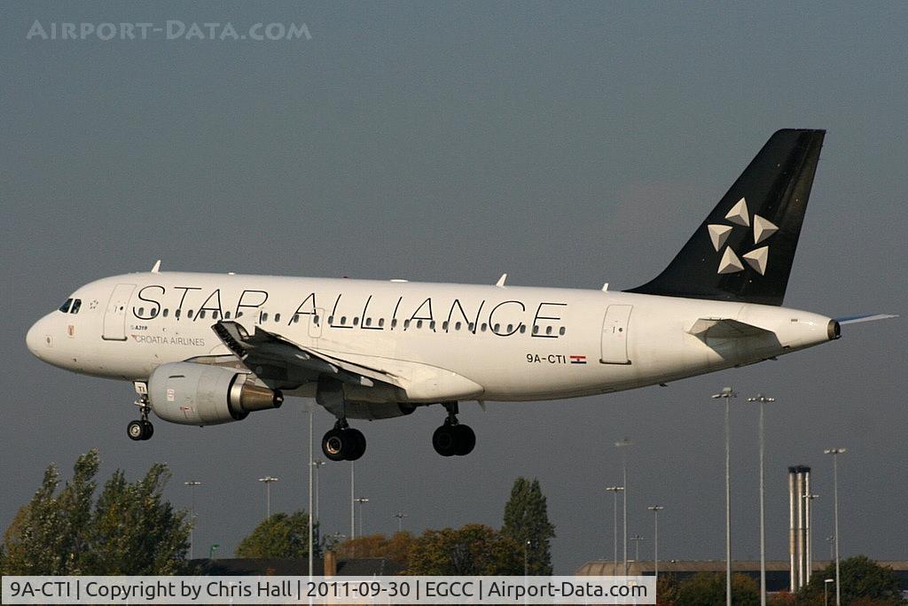 9A-CTI, 1999 Airbus A319-112 C/N 1029, Croatia Airlines