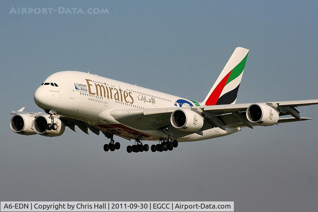 A6-EDN, 2010 Airbus A380-861 C/N 056, Emirates A380 wearing 