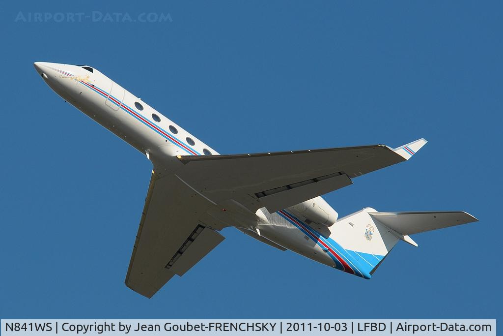 N841WS, 2007 Gulfstream Aerospace GIV-X (G450) C/N 4099, take off 23