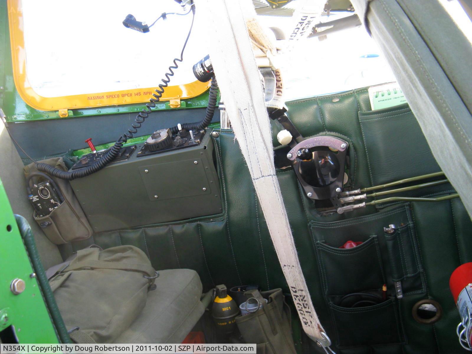 N354X, 1957 Cessna L-19E Bird Dog C/N 24512, 1957 Cessna L-19E BIRD DOG, Continental O-470-11B 213 Hp, rear seat engine controls for left hand
