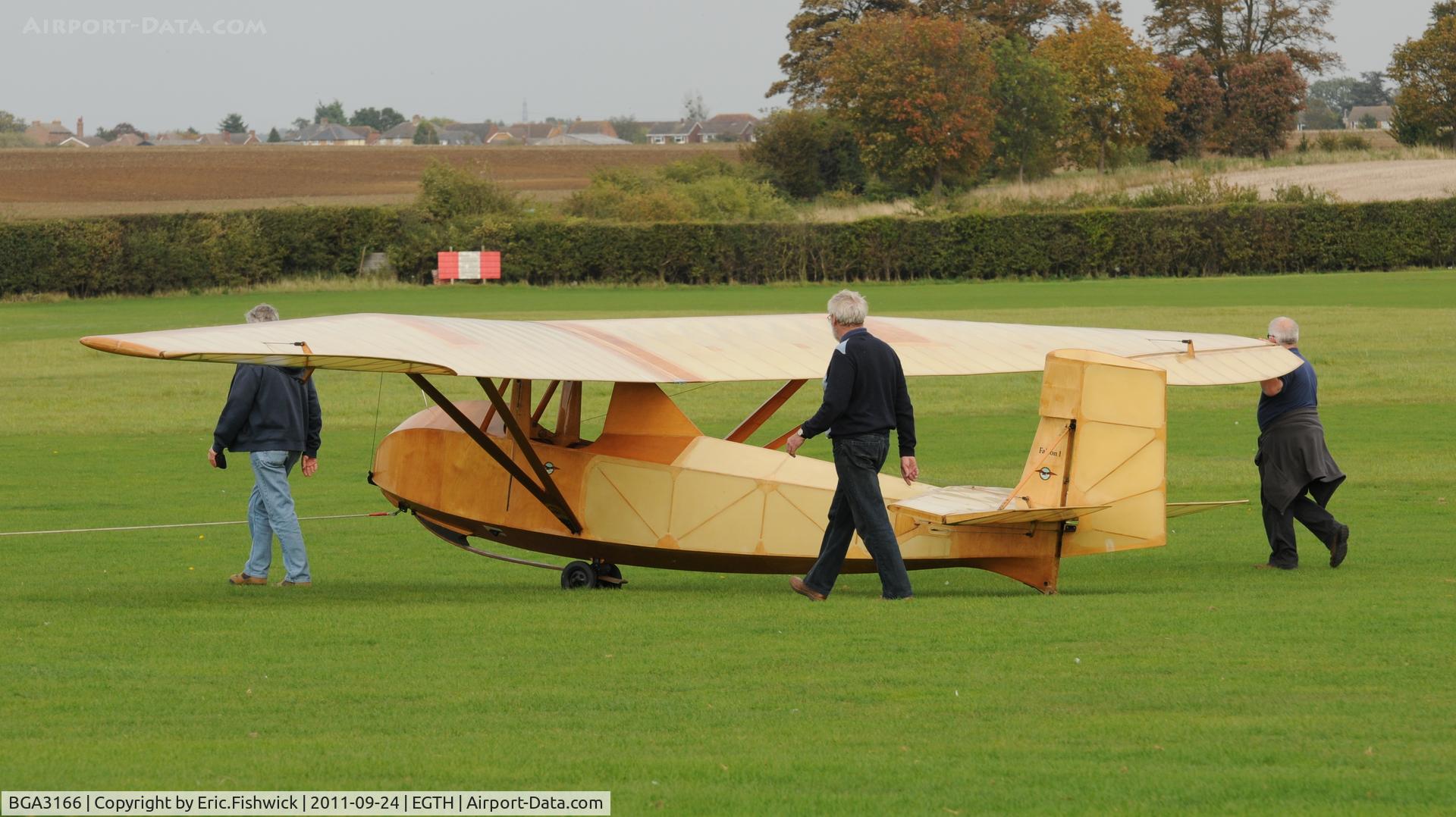 BGA3166, Slingsby T-1 Falcon Replica C/N Not found BGA3166, 1. BGA3166 at the glorious Shuttleworth Uncovered Air Display, September 2011