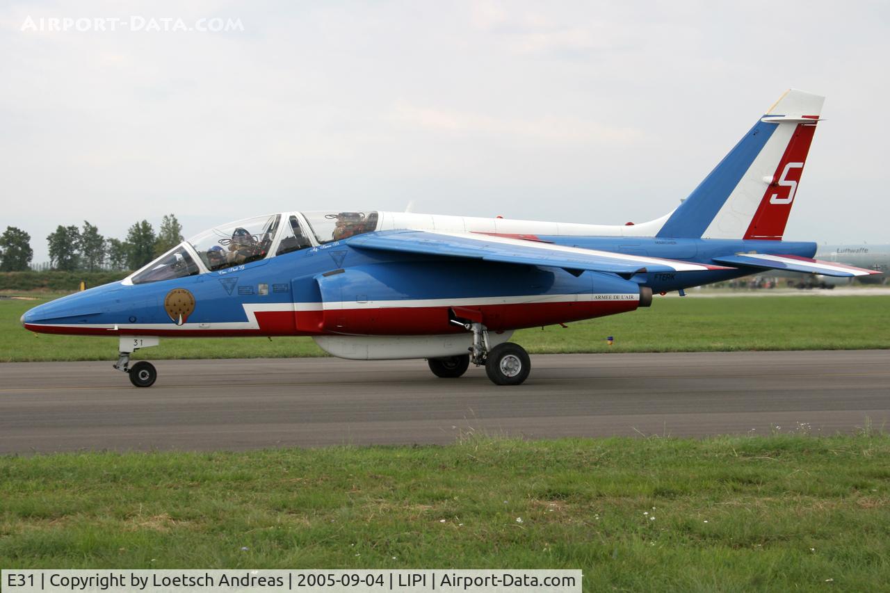 E31, Dassault-Dornier Alpha Jet E C/N E31, Patrouille de France