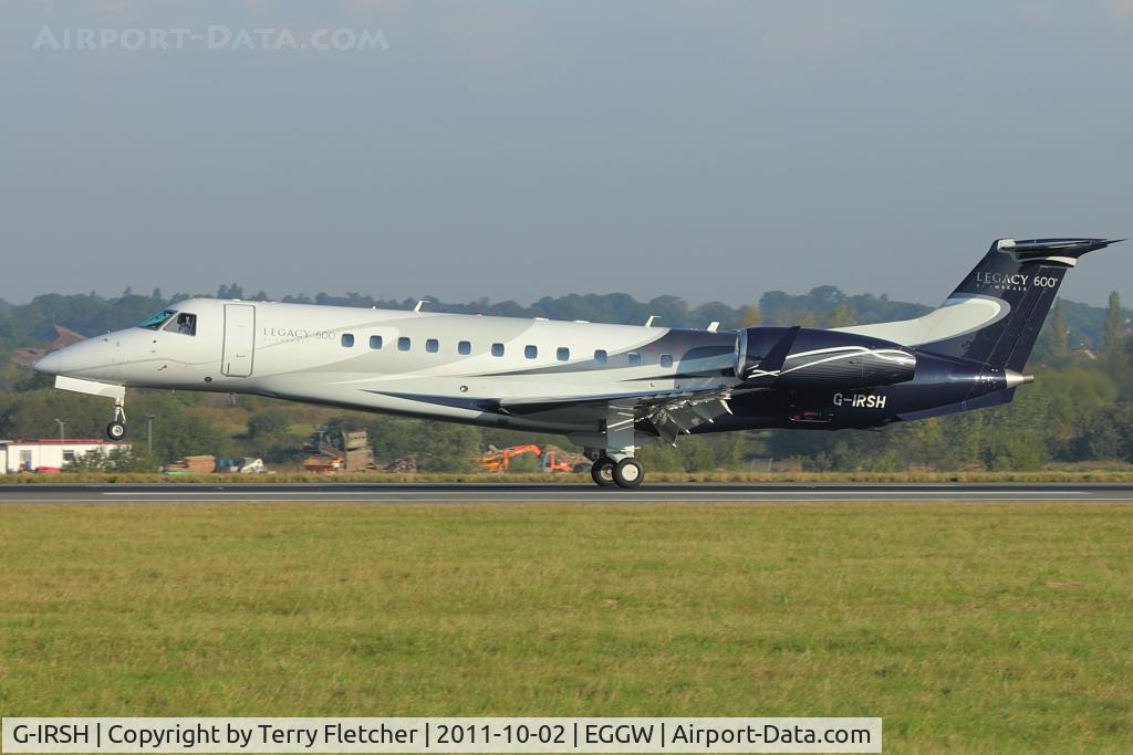 G-IRSH, 2008 Embraer EMB-135BJ Legacy C/N 14501048, 2008 Embraer EMB-135BJ Legacy, c/n: 14501048 at Luton