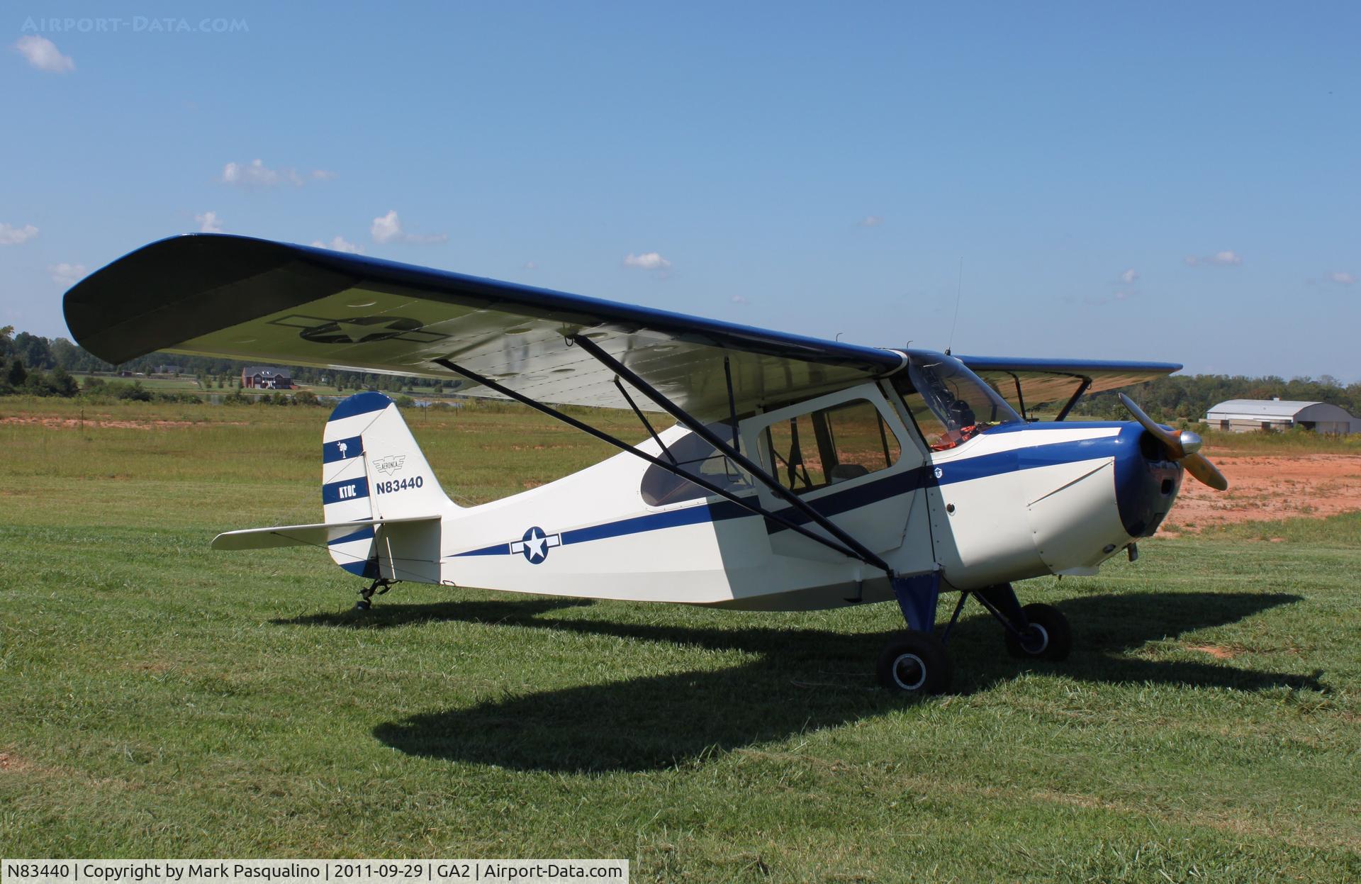 N83440, 1946 Aeronca 7AC Champion C/N 7AC-2107, Aeronca 7AC