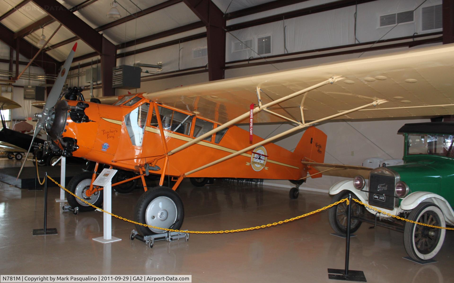 N781M, 1929 Curtiss-Wright Robin C-1 C/N 682, Curtiss Wright Robin C-1
