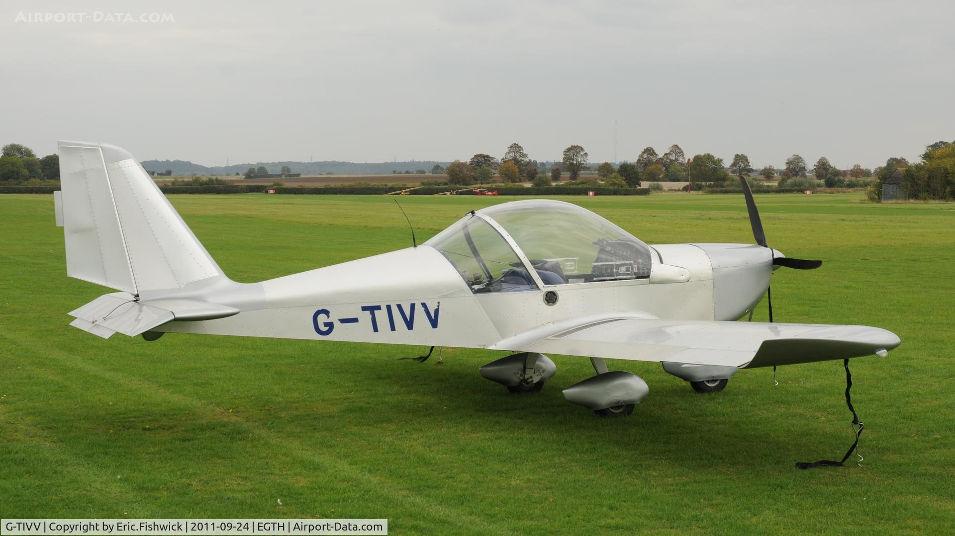 G-TIVV, 2005 Aerotechnik EV-97 Eurostar C/N PFA 315-14435, 2. G-TIVV at the glorious Shuttleworth Uncovered Air Display, September 2011