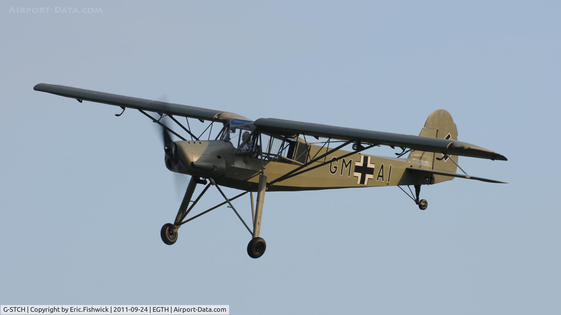 G-STCH, 1942 Fieseler Fi-156A-1 Storch C/N 2088, 43. G-STCH at the glorious Shuttleworth Uncovered Air Display, September 2011