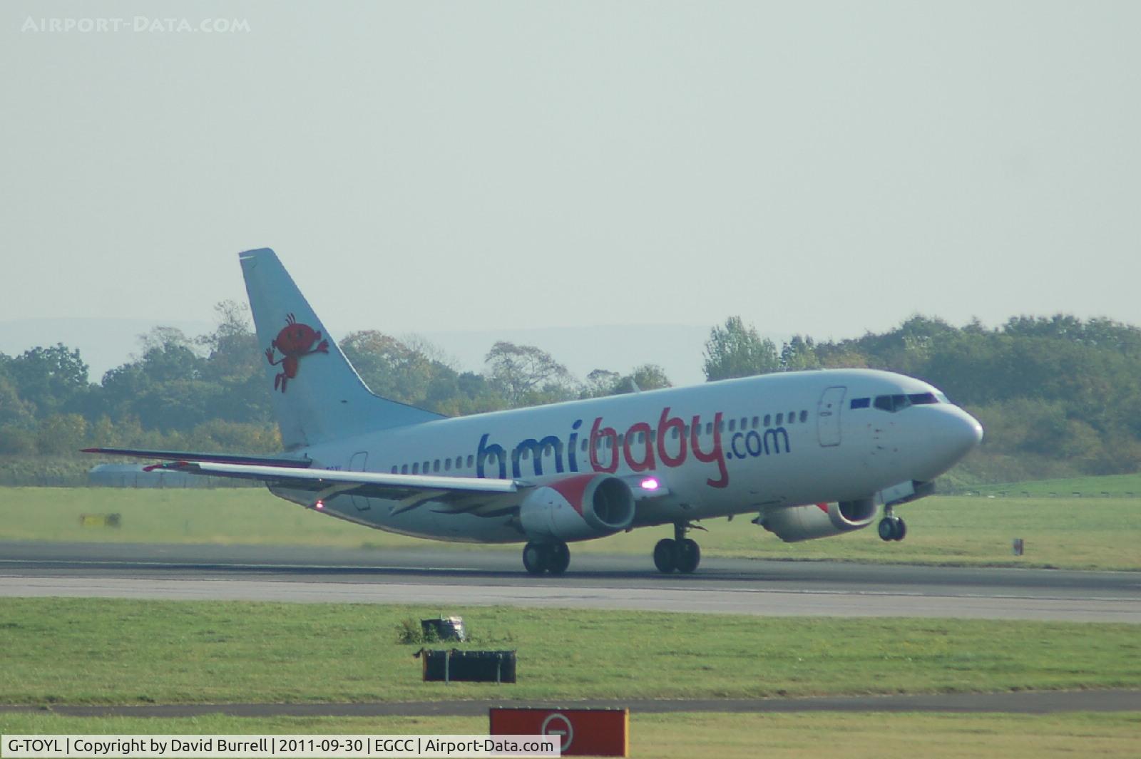 G-TOYL, 1999 Boeing 737-36N C/N 28594, Bmibaby Boeing 737 Manchester Airport
