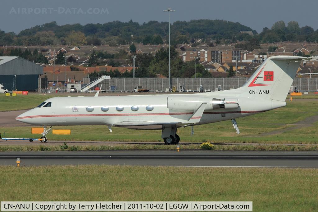CN-ANU, 1982 Gulfstream G-1159A Gulfstream III C/N 365, Moroccan Govt Gulfstream III, c/n: 365 at Luton