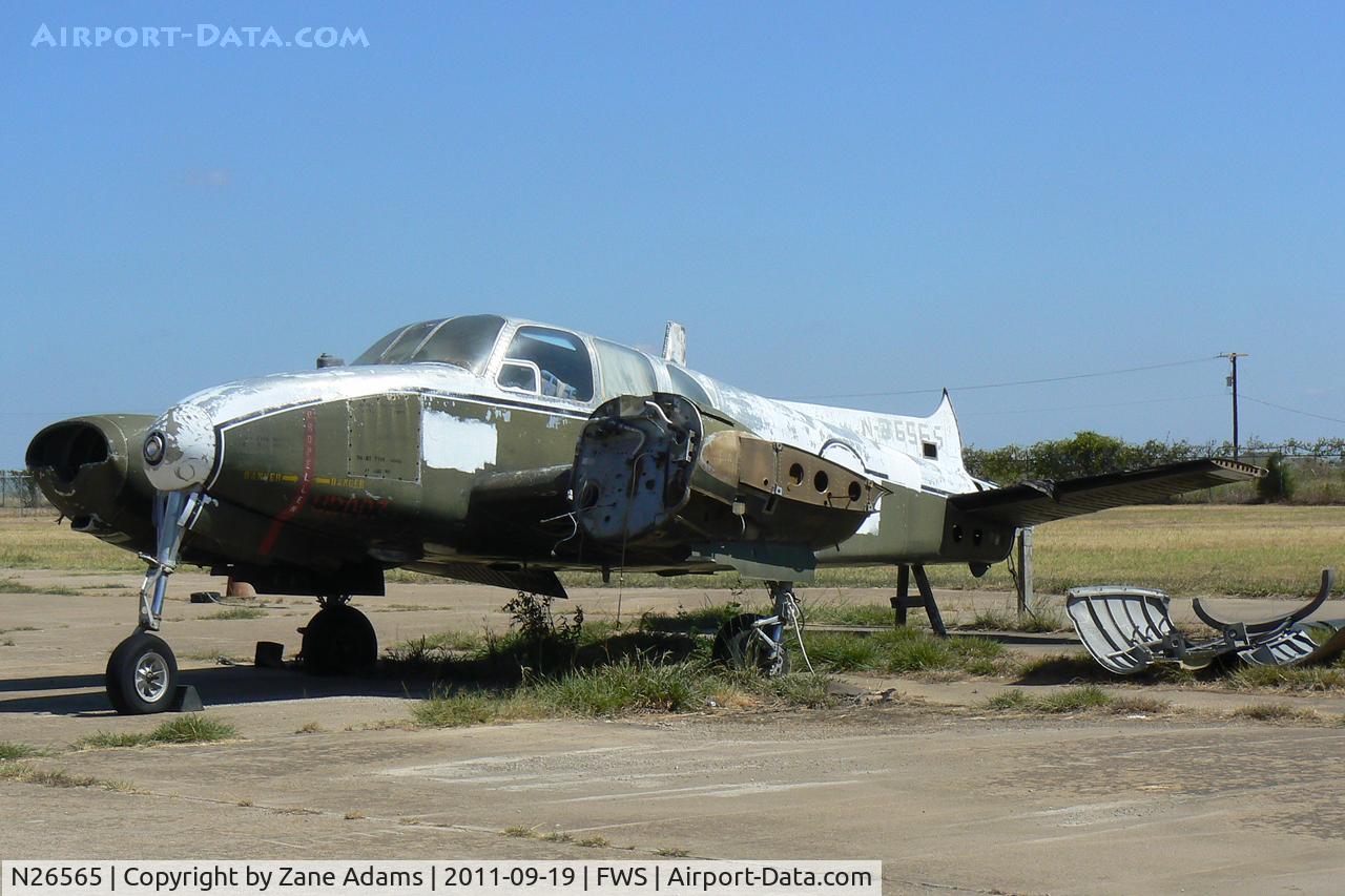 N26565, Beech U-8D C/N 57-6094, At Spinks Airport - Fort Worth, TX