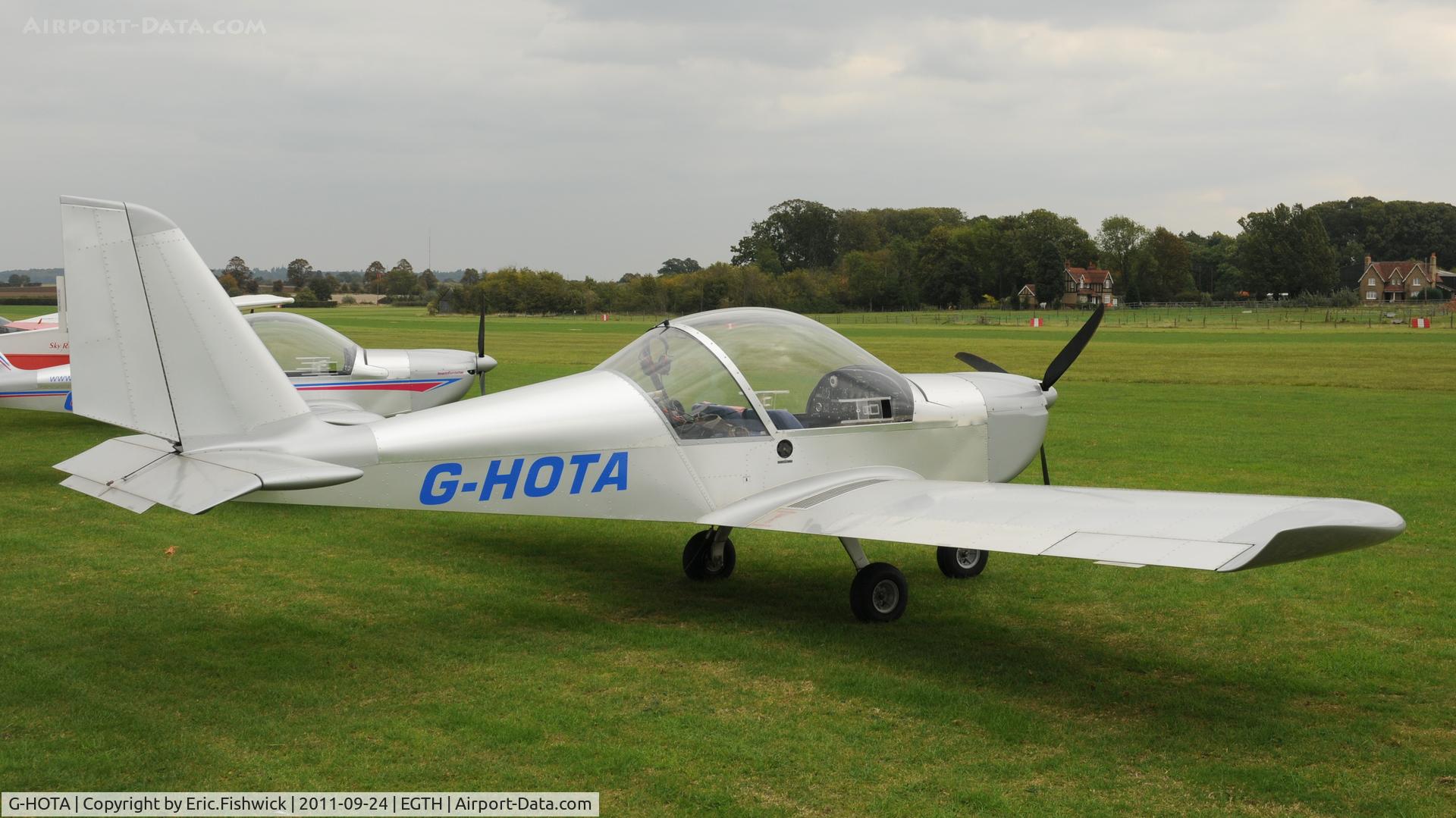 G-HOTA, 2009 Cosmik EV-97 TeamEurostar UK C/N 3318, G-HOTA at the glorious Shuttleworth Uncovered Air Display, September 2011