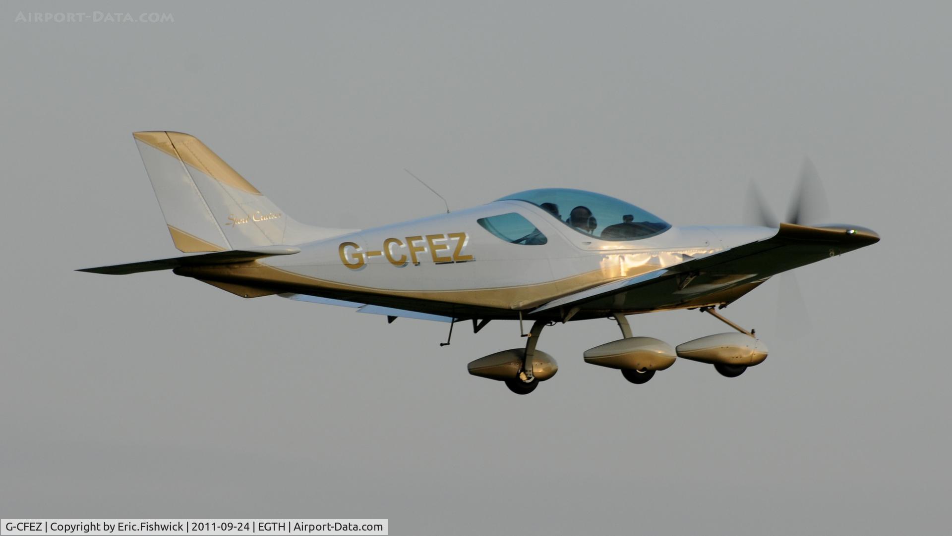G-CFEZ, 2008 CZAW SportCruiser C/N PFA 338-14675, 4. G-CFEZ departing the glorious Shuttleworth Uncovered Air Display, September 2011
