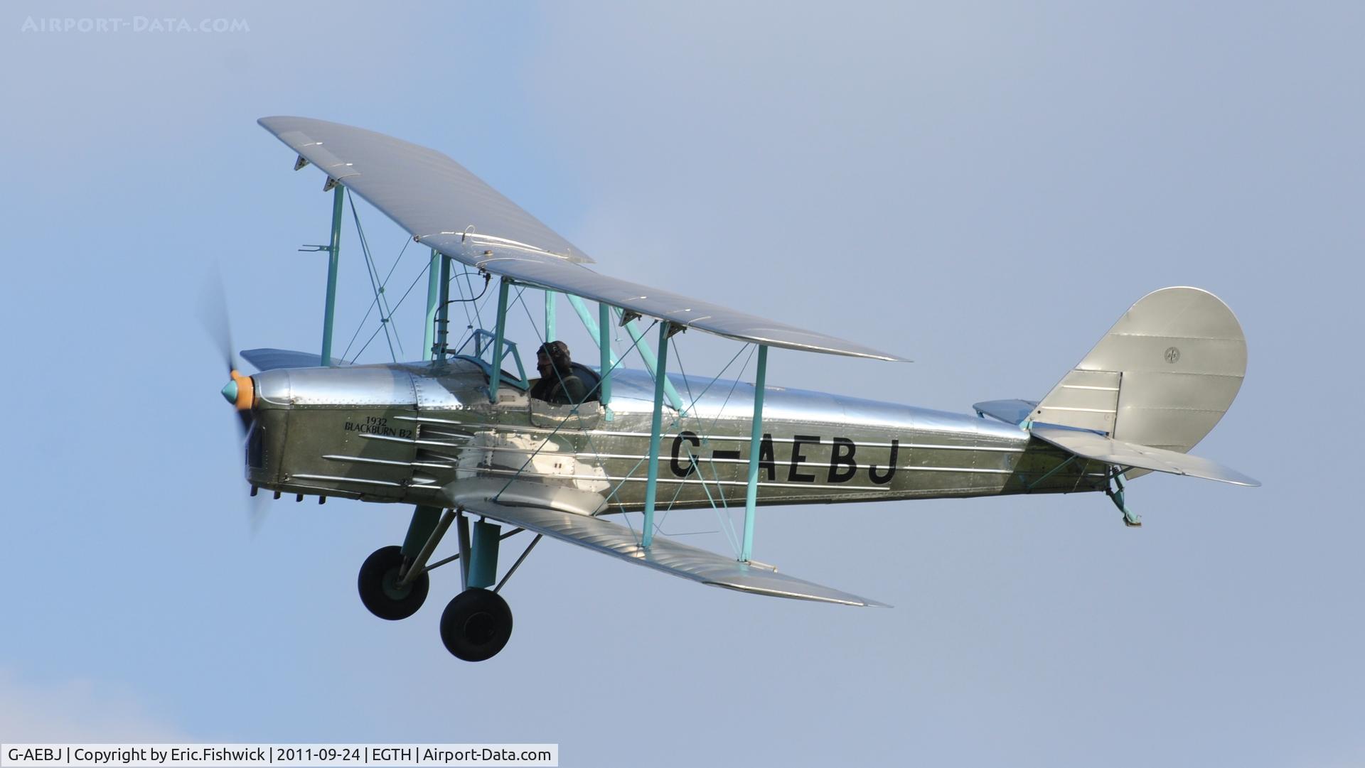 G-AEBJ, 1936 Blackburn B.2 Series 1 C/N 6300/8, 41. G-AEBJ at the glorious Shuttleworth Uncovered Air Display, September 2011