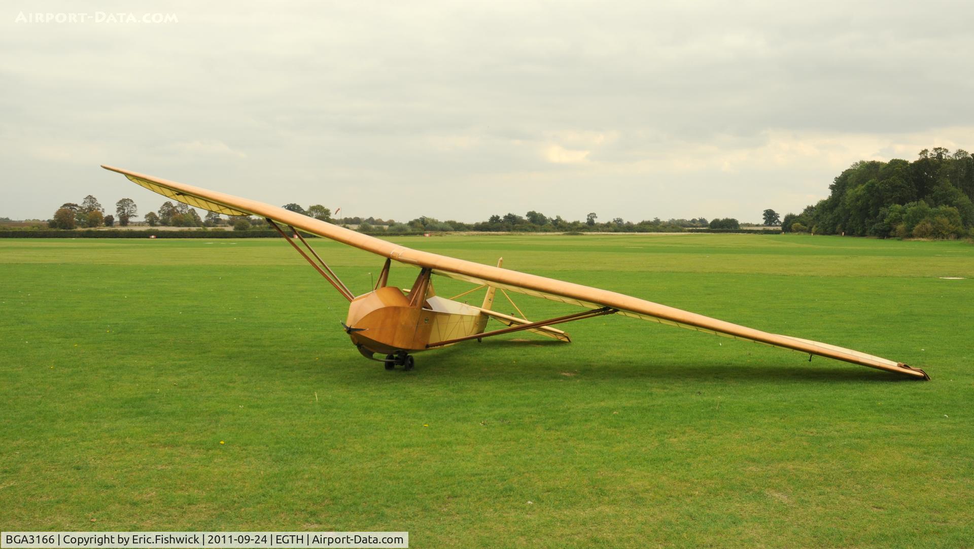 BGA3166, Slingsby T-1 Falcon Replica C/N Not found BGA3166, BGA3166 at the glorious Shuttleworth Uncovered Air Display, September 2011