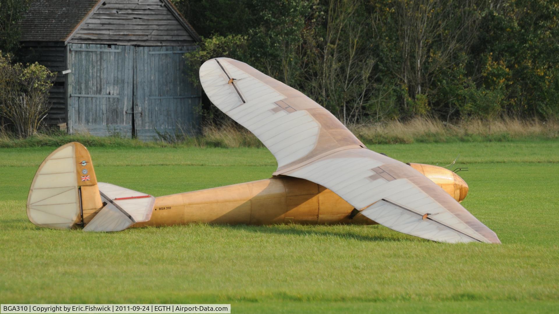 BGA310, 1937 Slingsby T-6 Kite 1 C/N 258B, 2. BGA310 at the glorious Shuttleworth Uncovered Air Display, September 2011