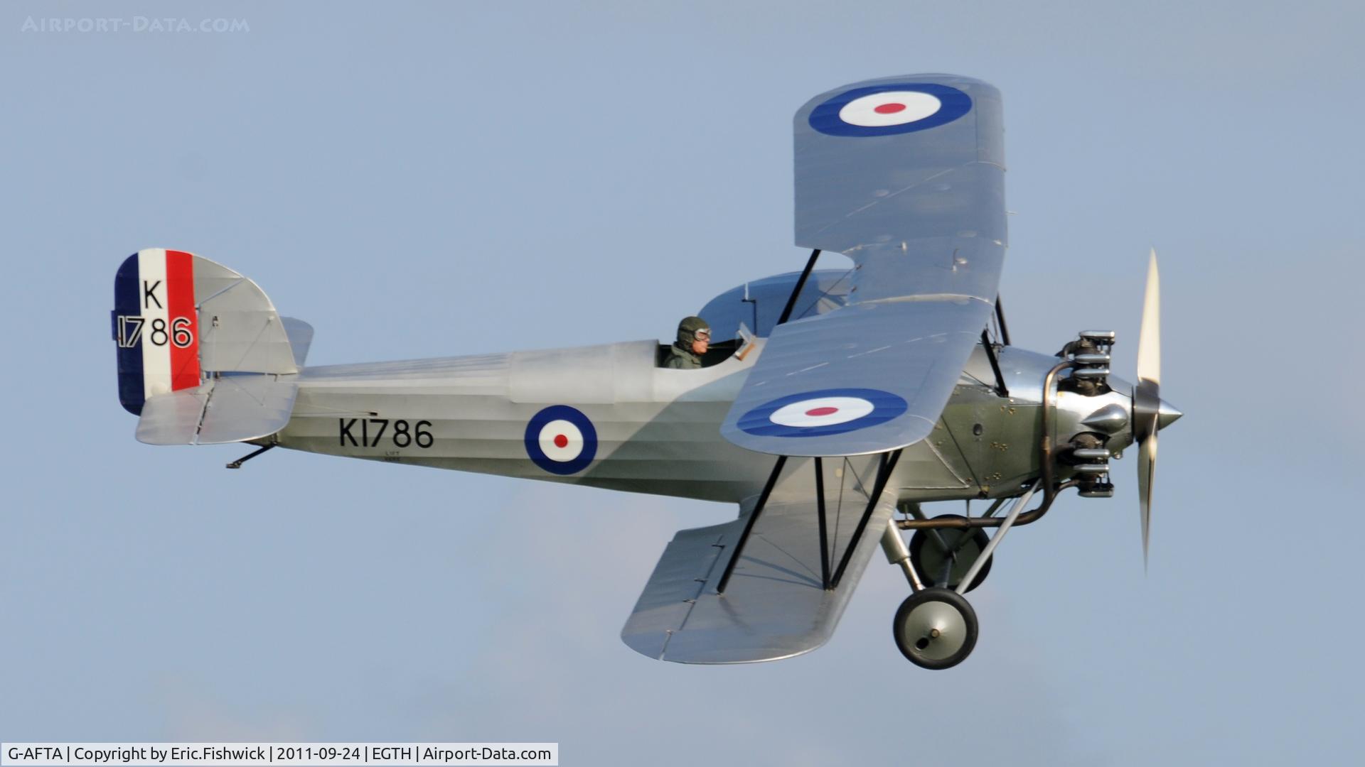 G-AFTA, 1931 Hawker Tomtit Mk1 C/N 30380, 42. K1786 at the glorious Shuttleworth Uncovered Air Display, September 2011