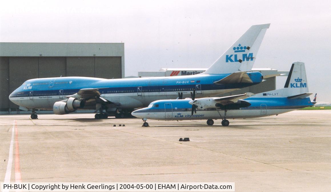 PH-BUK, 1978 Boeing 747-206B (SUD) C/N 21549, KLM B747 is ready for dismantlle. Plane will be shipped by barge to Lelystad  area. Final destination is the Aviation museum Aviodrome at EHLE.