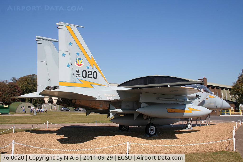 76-0020, 1976 McDonnell Douglas F-15A Eagle C/N 0199/A172, Preserved