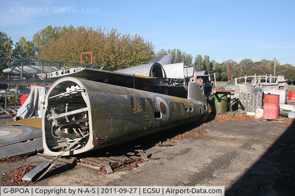 G-BPOA, 1951 Gloster Meteor T.7 C/N Not found WF877/G-BPOA, Dismantled