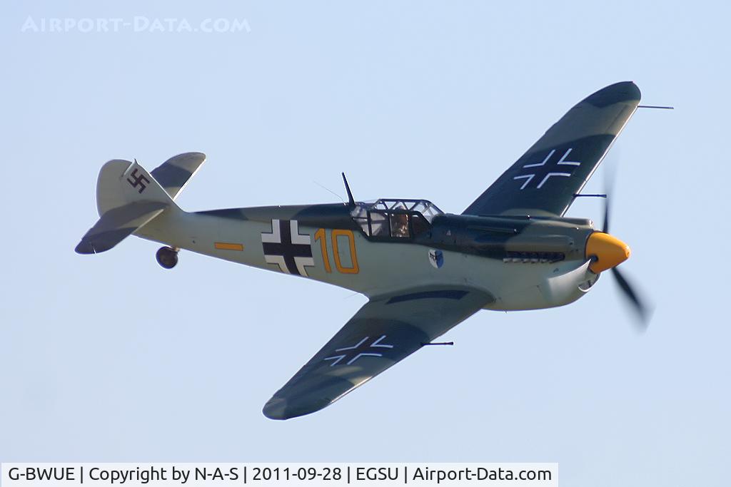 G-BWUE, 1949 Hispano HA-1112-M1L Buchon C/N 172, Lovely topside pass