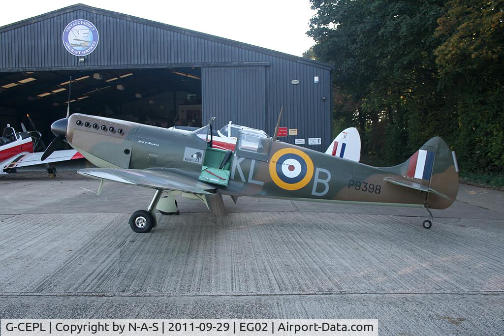 G-CEPL, 2007 Supermarine Aircraft Spitfire MK 26 C/N PFA 324-14507, Taken at Audley End