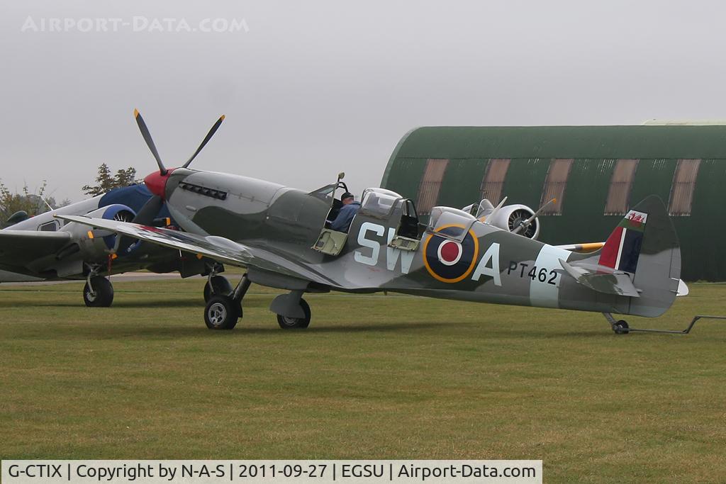 G-CTIX, 1944 Supermarine 509 Spitfire TR.IX (HF.IXe) C/N Not found G-CTIX, Being prepared for a flight