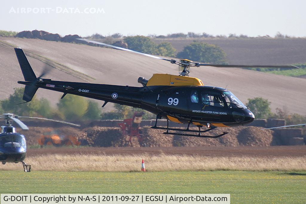 G-DOIT, 1986 Aerospatiale AS-350BB Squirrel HT1 C/N 1902, Departing