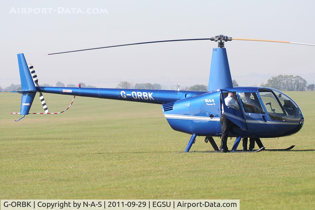 G-ORBK, 2003 Robinson R44 Raven II C/N 10213, Visiting