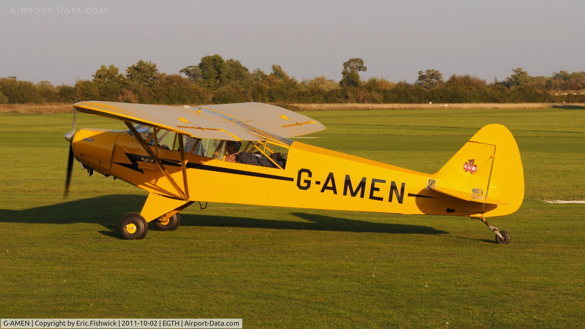 G-AMEN, 1952 Piper L-18C Super Cub C/N 18-1998, 1. G-AMEN at Shuttleworth Autumn Air Display, October, 2011