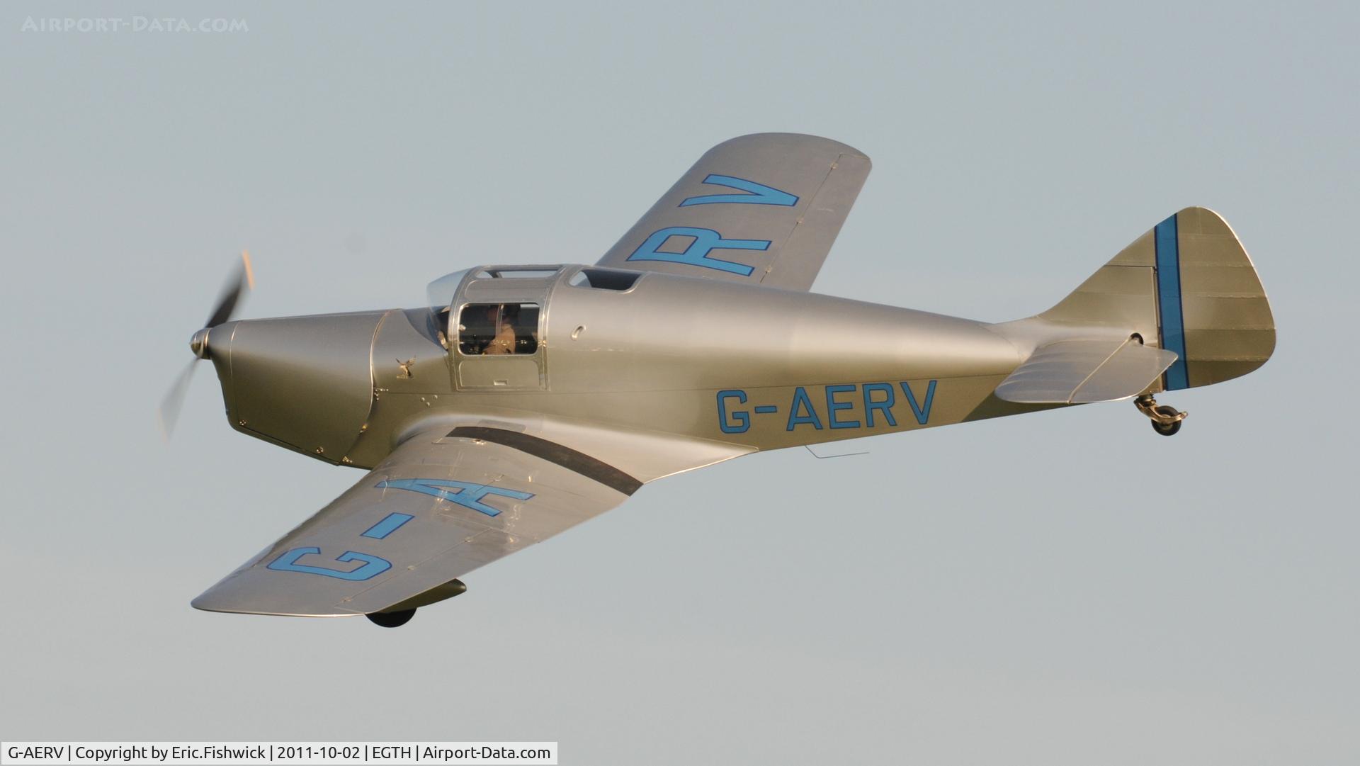 G-AERV, 1936 Miles M11A Whitney Straight C/N 307, 41. G-AERV at  Shuttleworth Autumn Air Display, October, 2011