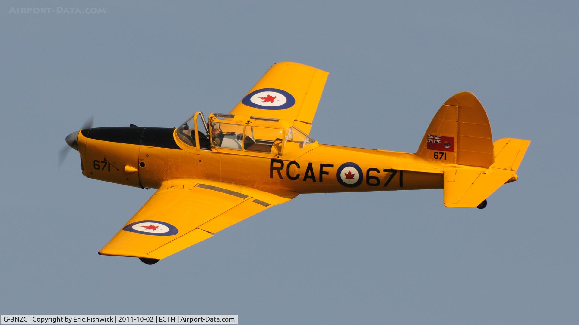 G-BNZC, 1952 De Havilland DHC-1 Chipmunk 22 C/N C1/0778, 41. G-BNZC at Shuttleworth Autumn Air Display, October, 2011