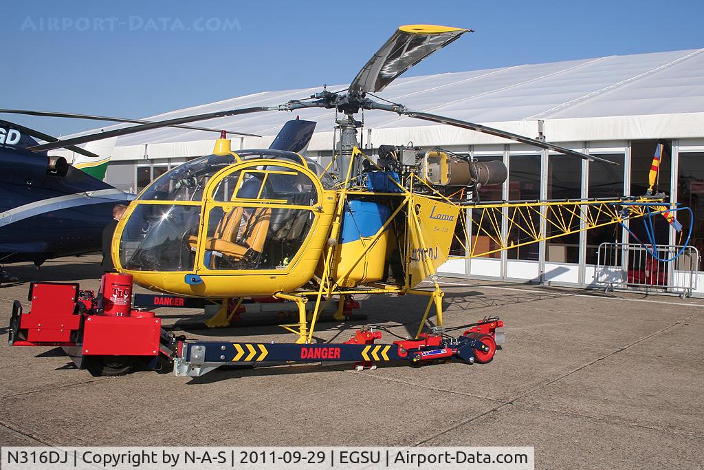N316DJ, Aerospatiale SA-315B Lama C/N 2505, Static