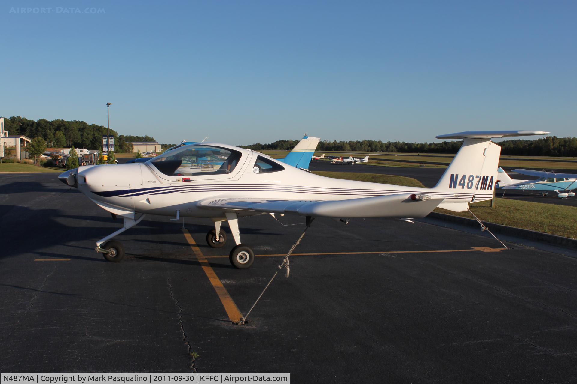 N487MA, 2005 Diamond DA-20C-1 Eclipse C/N C0327, Diamond DA 20-C1