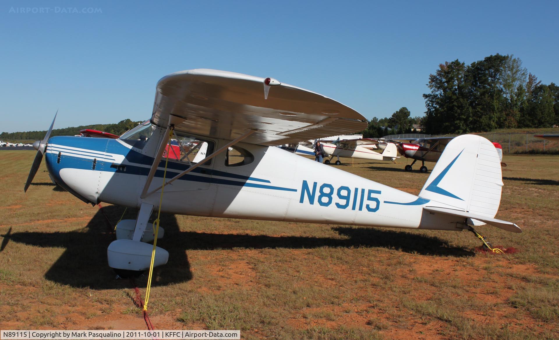 N89115, 1946 Cessna 140 C/N 8123, Cessna 140