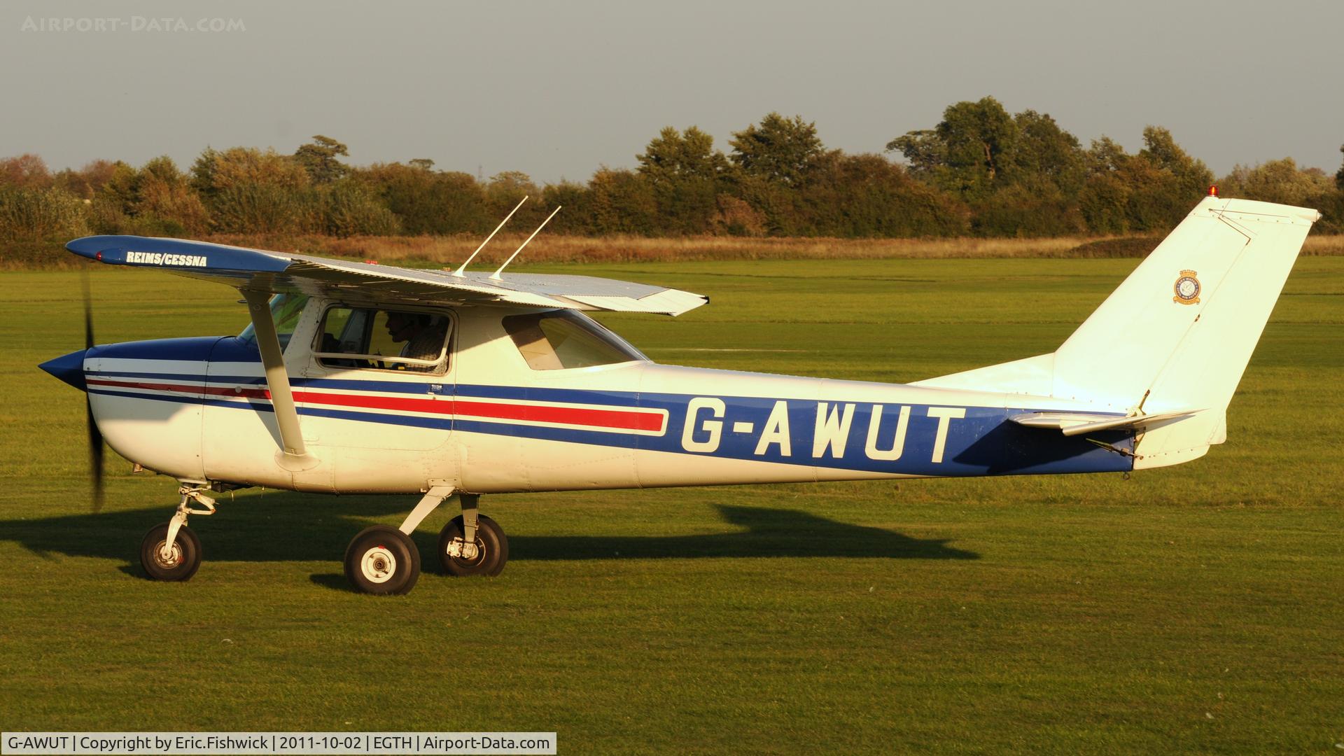 G-AWUT, 1968 Reims Cessna F150J C/N 0405, 1. G-AWUT at  Shuttleworth Autumn Air Display, October, 2011
