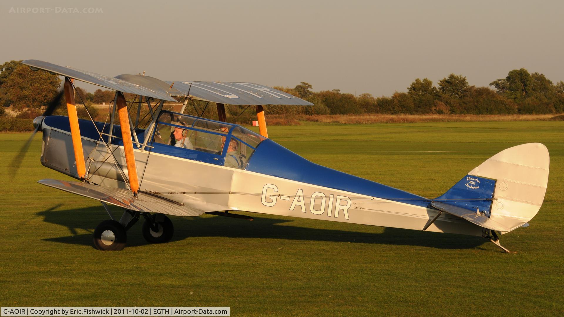 G-AOIR, 1943 Thruxton Jackaroo C/N 82882, 1. G-AOIR at  Shuttleworth Autumn Air Display, October, 2011