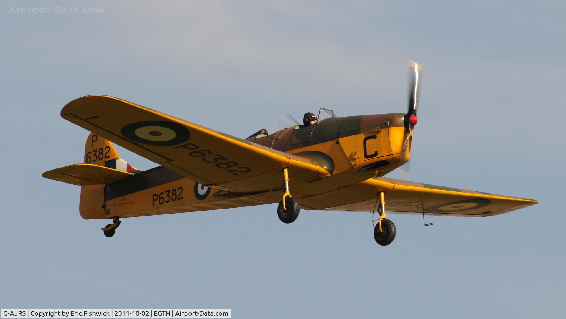 G-AJRS, 1939 Miles M14A Magister C/N 1750, 43. P6382 at  Shuttleworth Autumn Air Display, October, 2011
